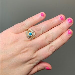Francesca's Collections ADJUSTABLE Tatum Evil Eye CZ Ring